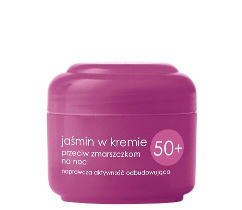 Ziaja jaśmin w kremie 50+ przeciw zmarszczkom na noc 50ml