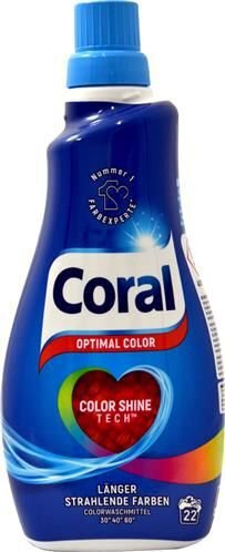 Coral Optimal Color 22 prania Płyn do prania tkanin kolorowych 1,1l