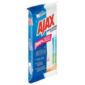 Ajax chusteczki do szyb Triple Action 40szt