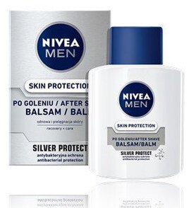 Balsam po goleniu Nivea Skin Protection Silver Protect dla mężczyzn 100ml