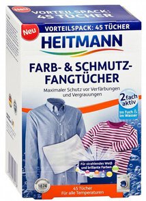 Chusteczki wyłapujące kolory Heitmann Farb&Schmutz 45szt