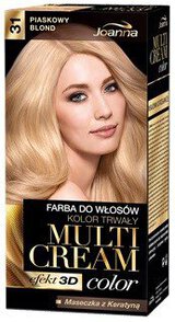 Farba do włosów Multi Cream Color Joanna Piaskowy Blond 31