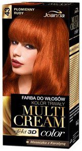 Farba do włosów Multi Cream Color Joanna Płomienny Rudy 43