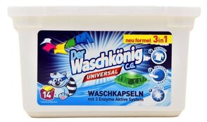 Kapsułki do prania Waschkönig 3w1 Uniwersal 14szt