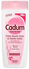 Mleczko pod prysznic Cadum Crème Douche Corps et Toilette Intime 400ml