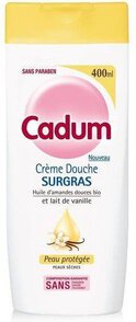 Mleczko pod prysznic Cadum Crème Douche Surgras au lait de vanille 400ml