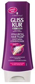 Odżywka Łatwe rozczesywanie i objętość Gliss Kur Hyaluron Hair Filler Schwarzkopf 200ml