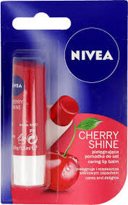 Pomadka do ust pielęgnuje i rozpieszcza wiśniowym zapachem Nivea Cherry Shine 4,8 g
