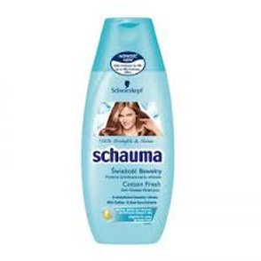 Szampon przeciw przetłuszczaniu się włosów z ekstraktami bawełny i aloesu Cotton Fresh 250 ml Schwarzkopf Schauma