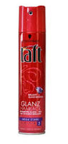 Taft 250ml lakier 4 Glanz Haarspray (czerwony)