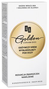 AA Golden Ceramides odżywczy krem wygładzający pod oczy 30ml