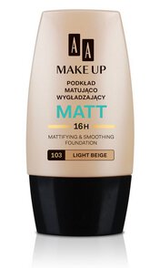AA Make Up podkład do twarzy matująco-wygładzający Matt nr 103 Light Beige 30ml
