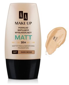 AA Make Up podkład do twarzy matująco-wygładzający Matt nr 105 Sand 30ml