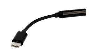 Adapter - USB Type C na Jack 3,5mm Czarny