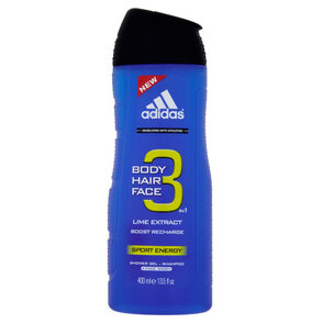 Adidas 3 in 1 Sport Energy Żel pod prysznic 400 ml