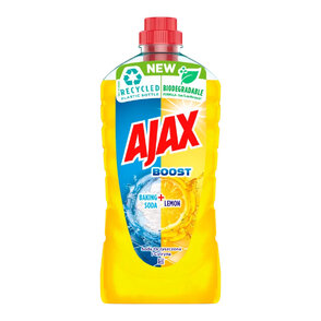 Ajax Boost Soda Oczyszczona + Cytryna Uniwersalny płyn do wszystkich powierzchni 1l