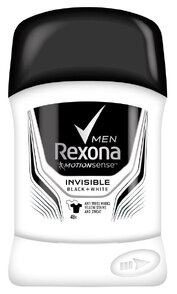Antyperspirant w sztyfcie Rexona Men Invisible Black + White 50 ml
