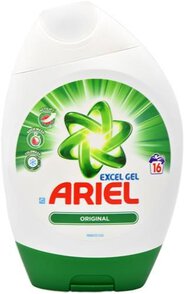 Ariel 16 prań żel excel Uniwersal 592ml
