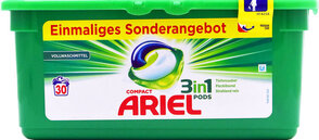 Ariel 30 prań kapsułki 3in1 Uniwersalne