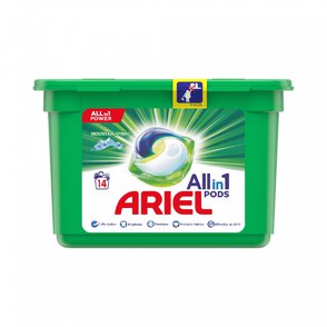 Ariel All in 1 Mountain Spring Kapsułki do prania 14 sztuk