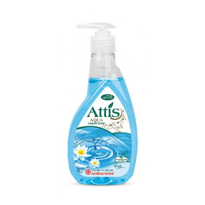 Attis Aqua Antybakteryjne mydło w płynie z dozownikiem 400ml