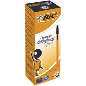 BIC Orange Original Fine Długopis czarny 20 sztuk