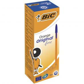 BIC Orange Original Fine Długopis niebieski 20 sztuk
