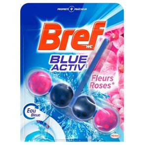 Bref Blue Aktiv Fleurs Roses Zawieszka do WC 50g