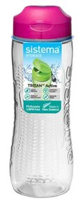 Butelka Tritan Active 800ml Sistema Różowa