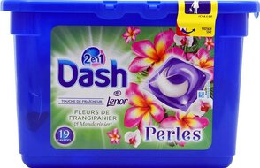 Dash 2in1 kapsułki do prania  Frangipani & Mandarine 19 prań
