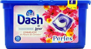 Dash kapsułki Uniwersalne 2in1 Perles Coquelicot 38 prań
