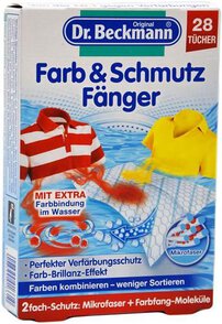  Dr. Beckmann Farb & Schmutz Fänger 28 sztuk. Chusteczki wyłapujące kolory z prania.