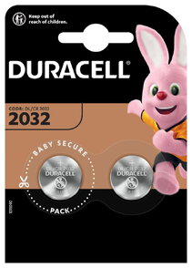 Duracell Bateria litowa  DL/CR 2032 2 sztuki.