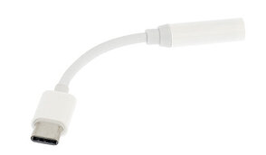 Earphones Adapter - USB Type C to Jack 3,5mm WHITE