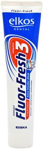 Elkos Fluor - Fresh 3  Pasta do zębów 125 ml
