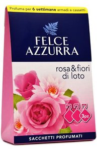 Felce Azzurra Rosa&Fiori saszetki zapachowe 3 sztuki