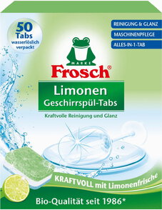 Frosch Tabletki do zmywarki Alles in 1 Limonen 50 sztuk