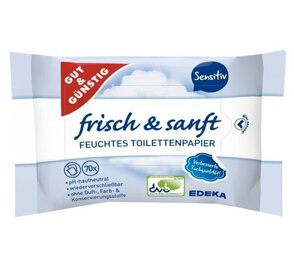 G&G Sensitive 2x70szt nawilżany papier toaletowy