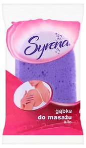 Gąbka do kąpieli i masażu Syrena Klio mix kolorów
