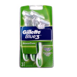 Gillette Blue 3 Sense Care Jednorazowe maszynki do golenia 3 sztuki