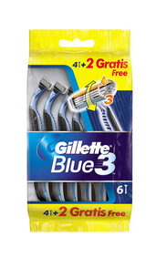 Gillette Blue3 maszynki jednorazowe 4+2szt