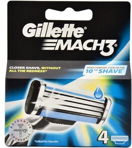 Gillette Mach 3 wkłady do maszynki 4 szt