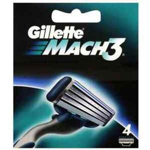 Gillette Mach3 Ostrza wymienne do maszynki, 4 sztuki