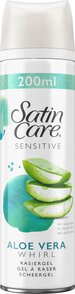 Gillette Satin Care Sensitive Aloe Vera Żel do golenia dla kobiet 200ml