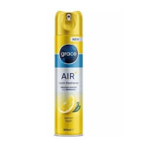 Grace Air Lemon Fresh Odświeżacz powietrza o zapachu cytryny 300 ml