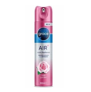 Grace Air Rose Garden Odświeżacz powietrza o zapachu różanego ogrodu 300 ml