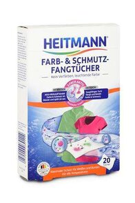 Heitmann Farb&Schmutz Chusteczki wyłapujący kolor 20 szt