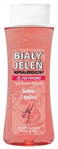 Hipoalergiczny żel pod prysznic Biały Jeleń Kalina i Melisa dla skóry wrażliwej skłonnej do alergii 250ml