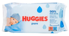 Huggies Pure Chusteczki nawilżające dla dzieci 56 sztuk