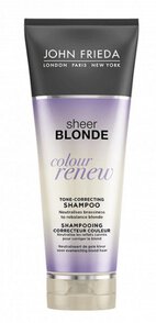 John Frieda Sheer Blonde Colour Renew Szampon neutralizujący żółty odcień włosów 250 ml